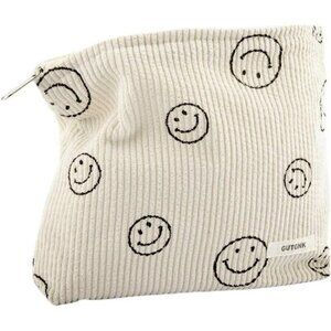 Makeup Bag For Women Corduroy Cosmetic Bags Aesthetic Design Ladies Tote Bag